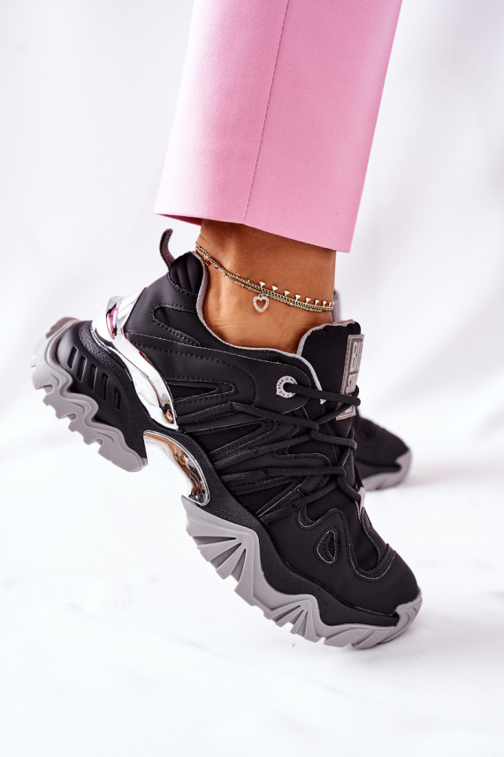   Sportinio stiliaus batai Memory Foam Big Star II274089 juodos spalvos