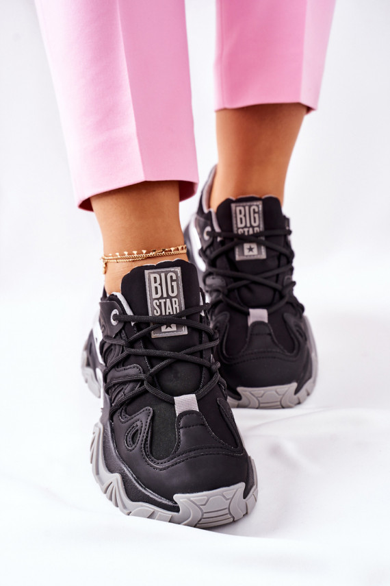   Sportinio stiliaus batai Memory Foam Big Star II274089 juodos spalvos
