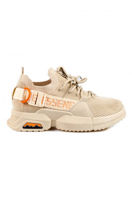 smėlio spalvos  Sneakers modelio batai Shelovet