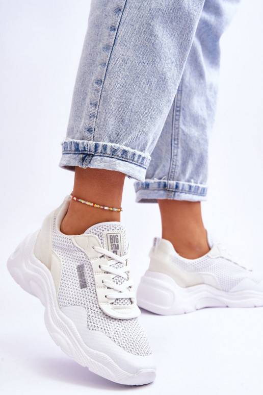    sportiniai bateliai Memory Foam System Big Star LL274A064 baltos spalvos