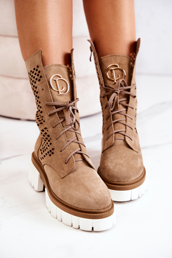   Aulinukai Nicole rudos spalvos 2706