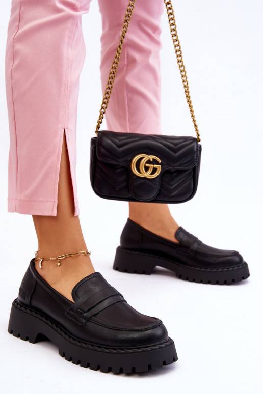   Mokasinai batai   Big Star LL274458 juodos spalvos