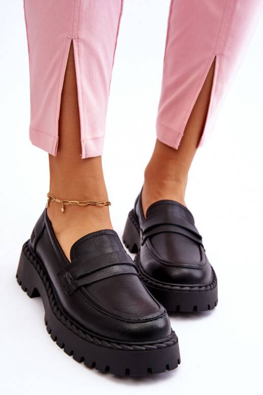   Mokasinai batai   Big Star LL274458 juodos spalvos