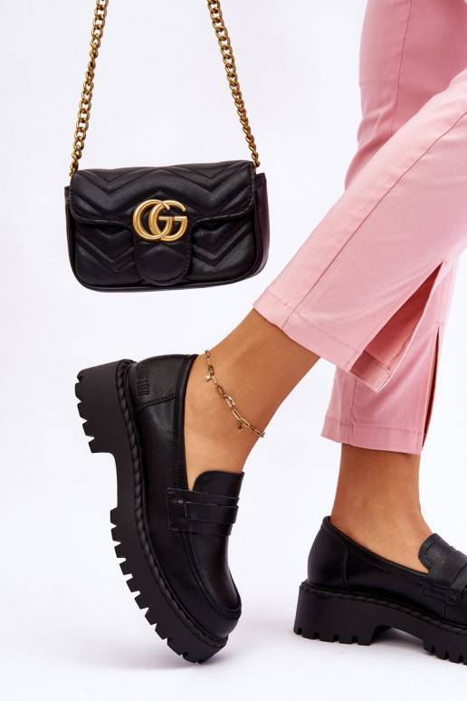   Mokasinai batai   Big Star LL274458 juodos spalvos