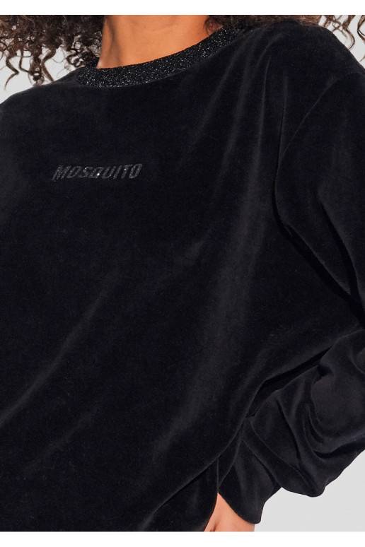 Fabi - veliūrinis džemperis juodos spalvos Fabi - veliūrinis džemperis juodos spalvos