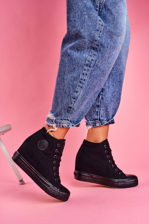 Sneakers modelio batai   Big Star juodos spalvos FF274A191 Sneakers modelio batai   Big Star juodos spalvos FF274A191