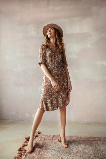 Gėlėta suknelė Stylove