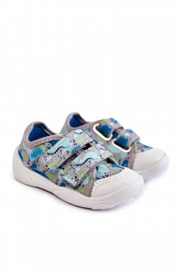 Vaikiški Sportbačiai Dinozaury Befado 907P156 pilkos spalvos 2