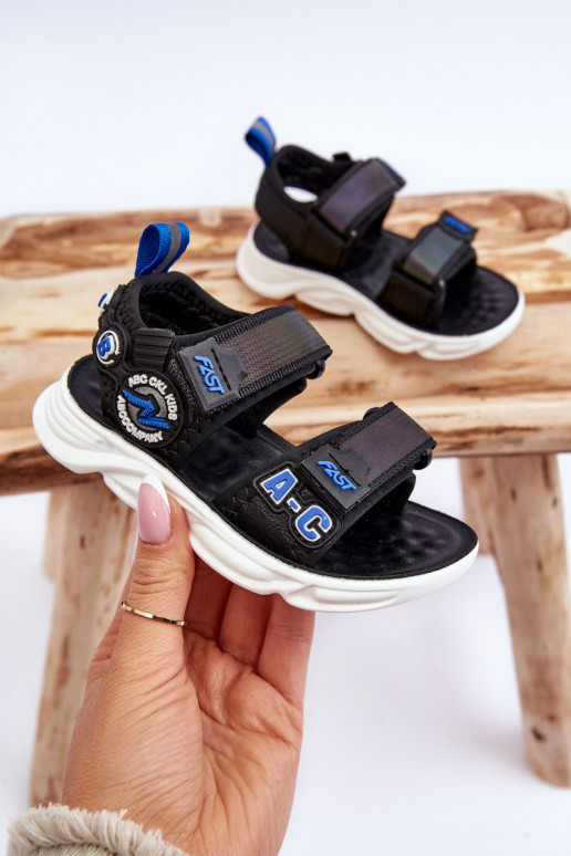 Vaikiški  sandalai Juodos ir-mėlynos spalvos Maxel