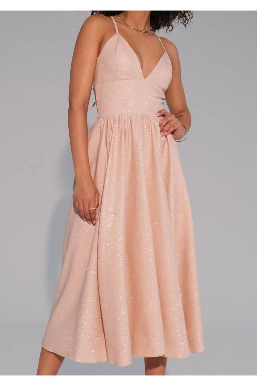 Livia - Midi suknelė su petnešėlėmis...