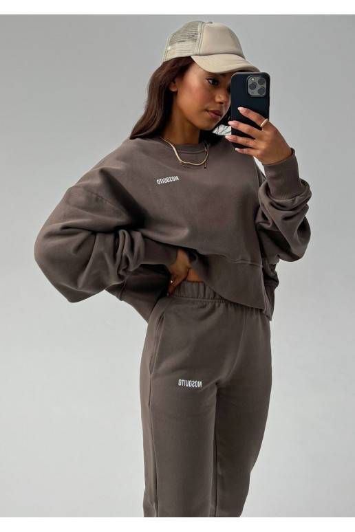 Shore - rudos spalvos megztinis