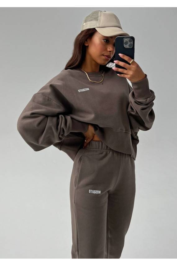 Shore - rudos spalvos megztinis