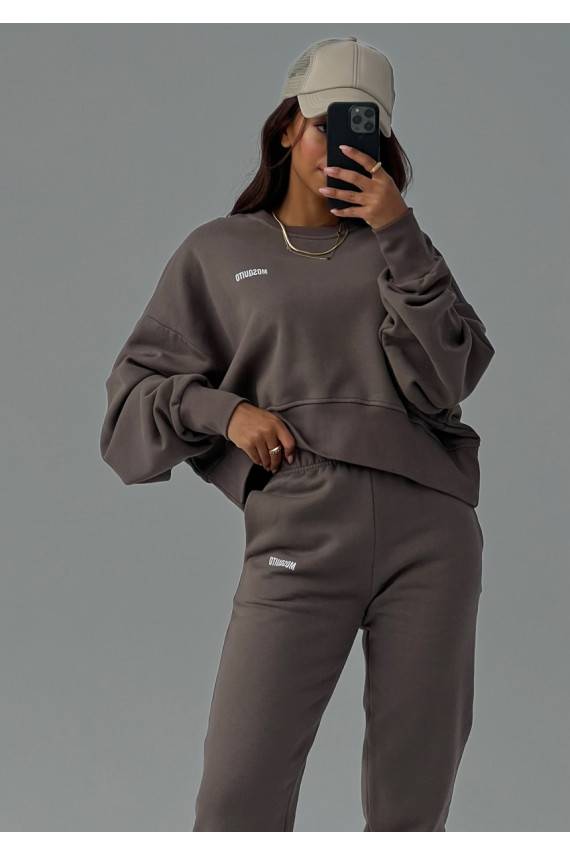 Shore - rudos spalvos megztinis