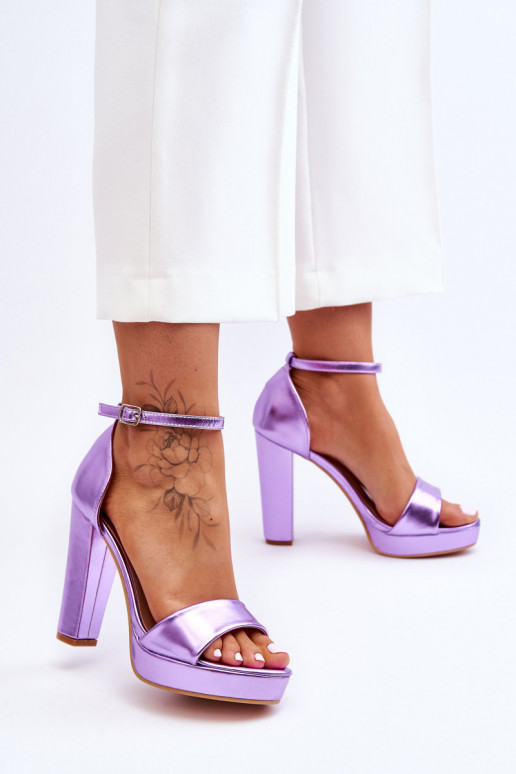 basutės  violetinės spalvos Mandy
