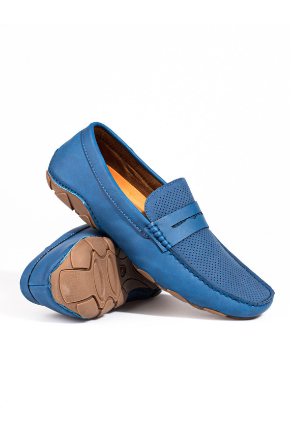 mėlynos spalvos  mokasinai Shelovet