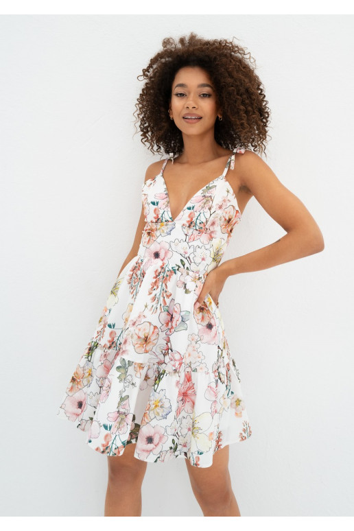 Alexa - vasariška gėlių raštų suknelė 