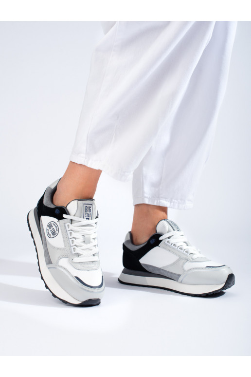   Sneakers modelio batai baltos spalvos-pilkos spalvos LL274370 BIG STAR