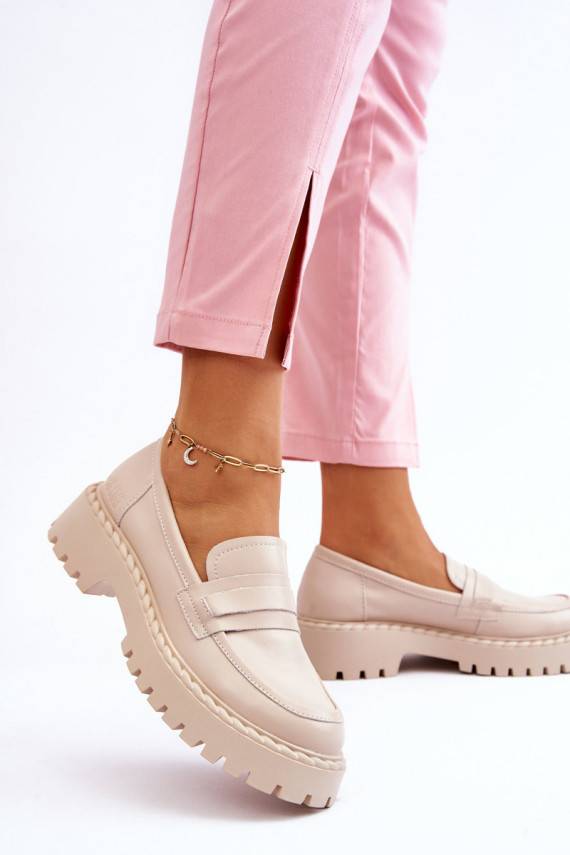   Mokasinai batai   Big Star LL274457 smėlio spalvos