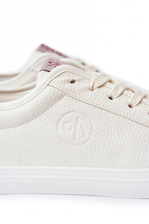 vyrams   laisvalaikio batai Cross Jeans JJ1R4023C baltos spalvos