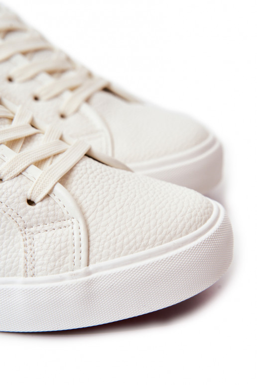 vyrams   laisvalaikio batai Cross Jeans JJ1R4023C baltos spalvos