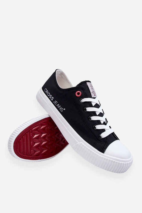  laisvalaikio batai Cross Jeans LL1R4023 juodos spalvos