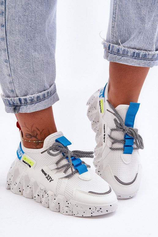 Įsispiriamo modelio  Sneakers modelio batai baltos spalvos Evolution