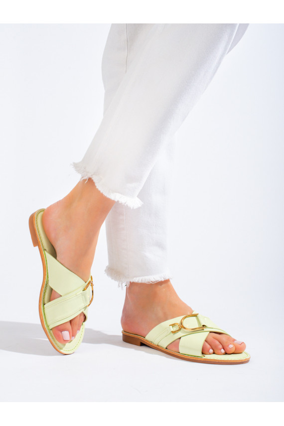   Šlepetės  žalios spalvos Shelovet