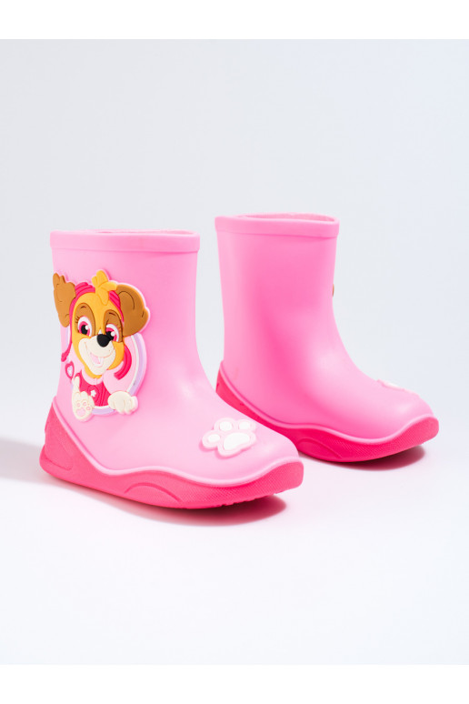 Vaikiški guminiai batai Paw Patrol Shelovet šviesios rožinės spalvos