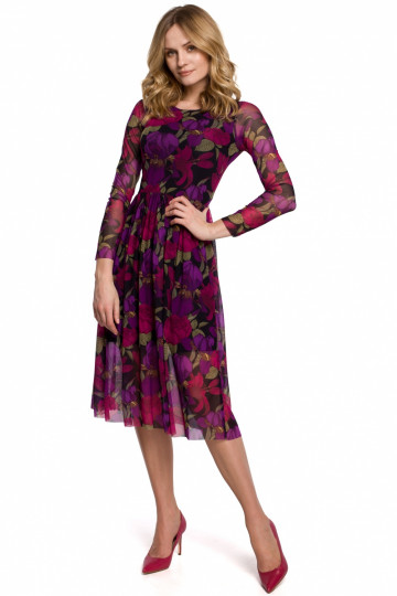 Suknelė su gėlių raštais...