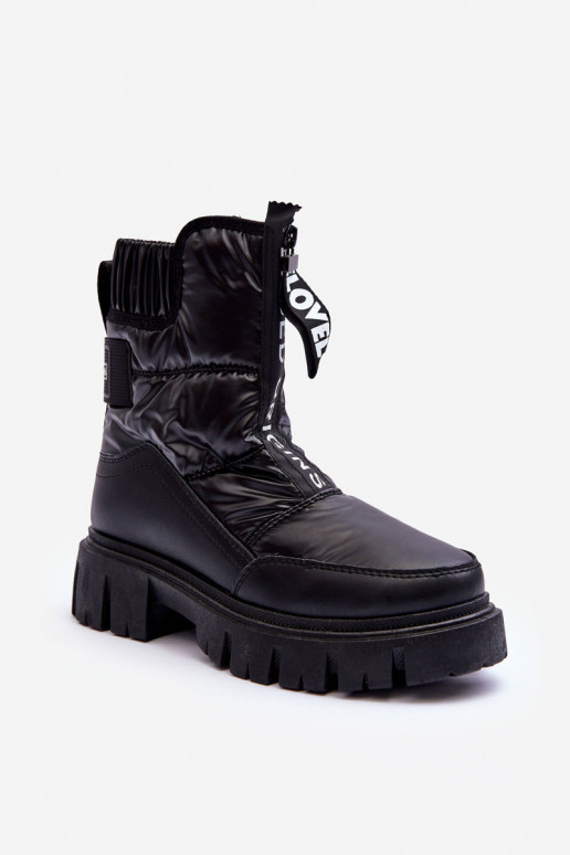  sniego batai   pašiltinti juodos spalvos Freoc
