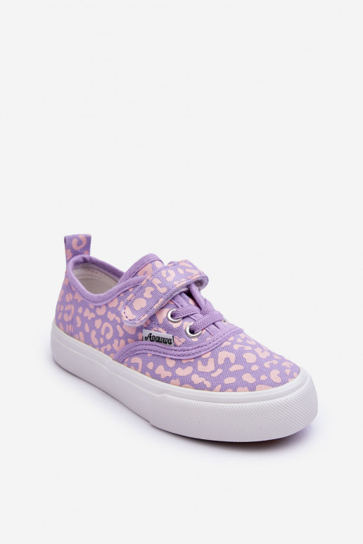  Vaikiški laisvalaikio batai su lipniais užsegimais Violetinės spalvos Talirena