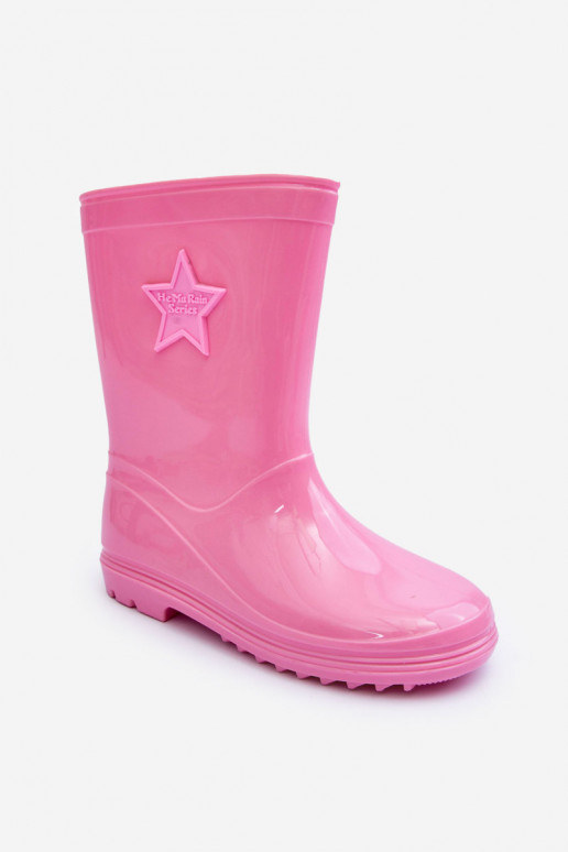 Vaikiški guminiai batai rožinės spalvos Malvi