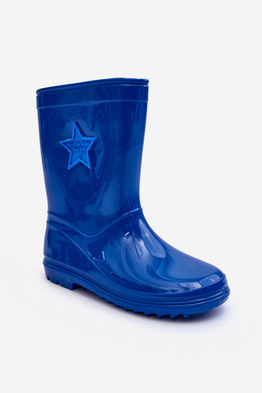 Vaikiški guminiai batai mėlynos spalvos Malvi