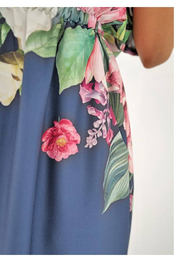 Greta - MIDI ilgio suknelė su raštais