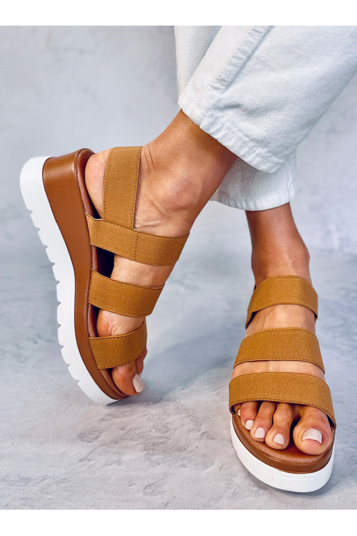 Basutės rudos spalvos CREGGER CAMEL