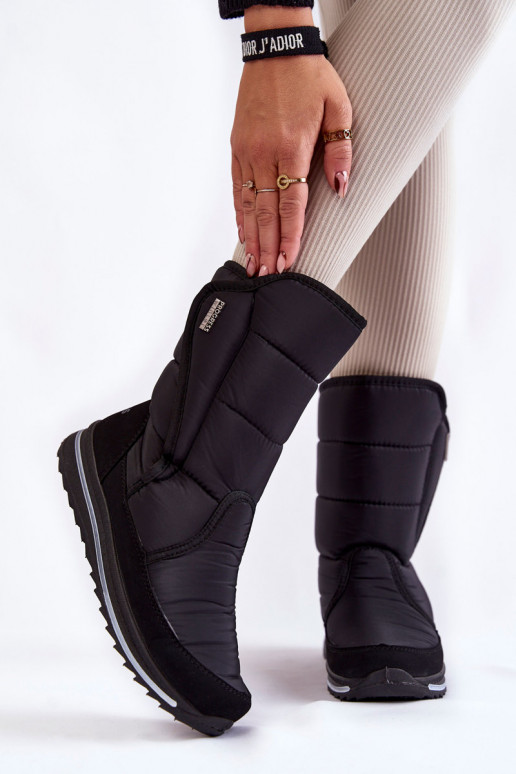   sniego batai su lipniais užsegimais Progress PROGJ-22-128 juodos spalvos