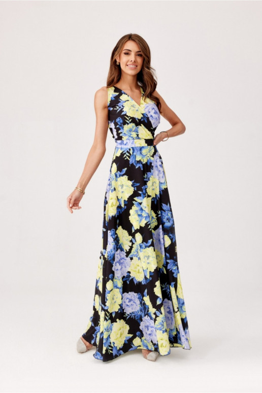 Susiaučiama gėlių rašto suknelė Roco...