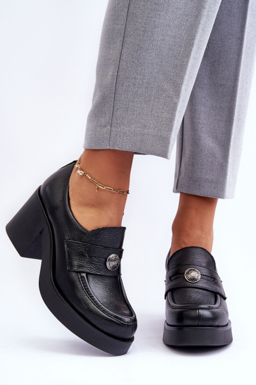   batai   su kulniukais juodos spalvos Dunadia