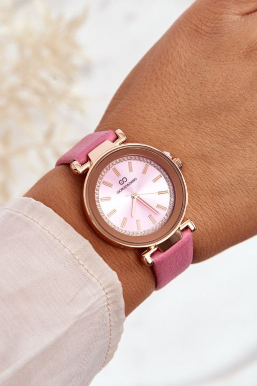   Moteriškas laikrodis Giorgio&Dario rožinė
