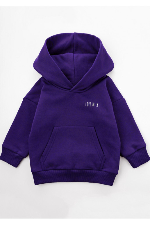 Pure - violetinės spalvos vaikiškas džemperis