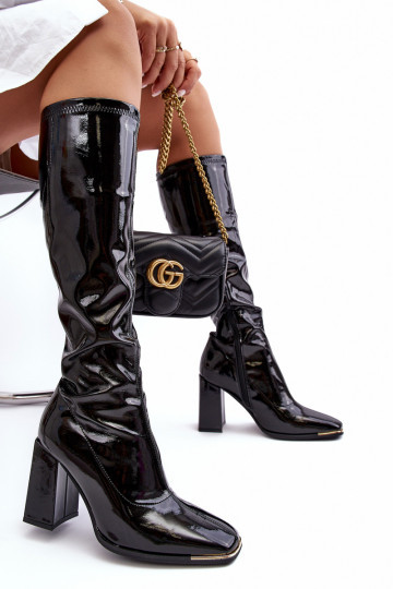 Lakuoti Ilgaauliai batai su...