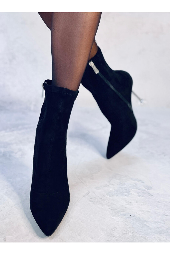 Aulinukai na przezroczystej szpilce MERRISA BLACK