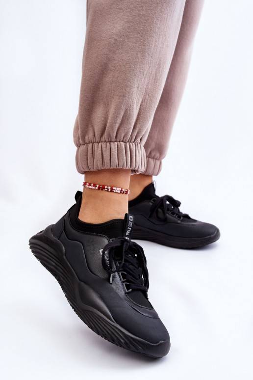   Sneakers modelio batai Memory Foam System Big Star LL274419 juodos spalvos