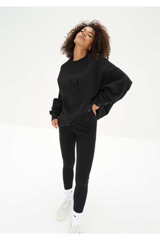 Vibe - Oversize džemperis juodos spalvos