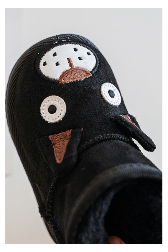 Šilti vaikiški žieminiai batai juodos spalvos Vavena