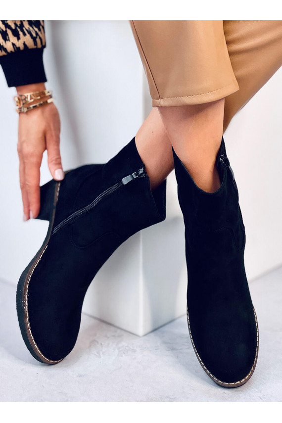 Batai su guminiu kulnu LINZI BLACK