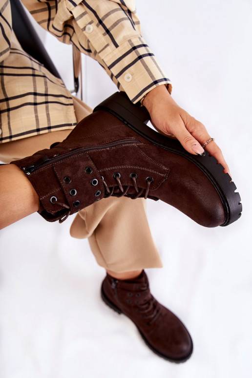   iš zomšos pašiltinti Aulinukai rudos spalvos Silvor