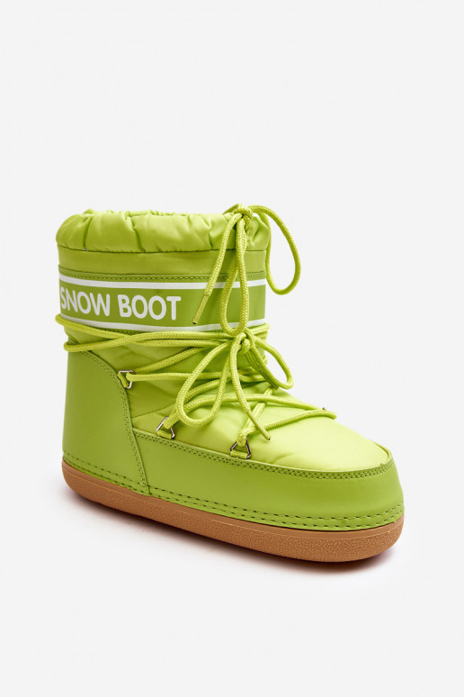   Suvarstomi žieminiai batai žalios spalvos Soia