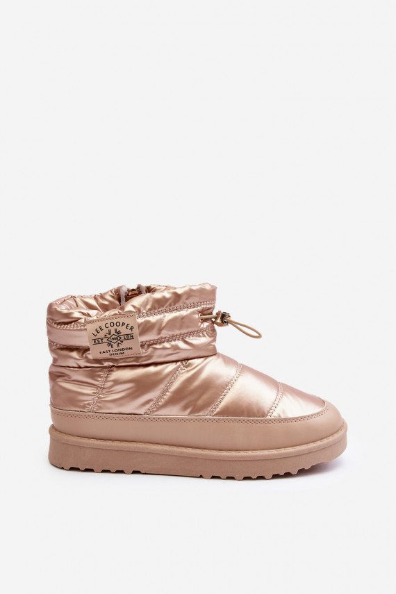 Šilti sniego batai Lee Cooper smėlio spalvos