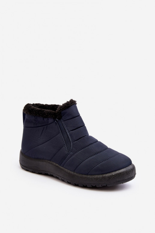 pašiltinti  sniego batai tamsiai mėlynos spalvos Enmore